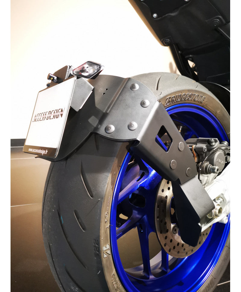 Yamaha MT-09 A2 [2022-2023] - Portamatrículas ACCESS DESIGN Lick Wheel Negro