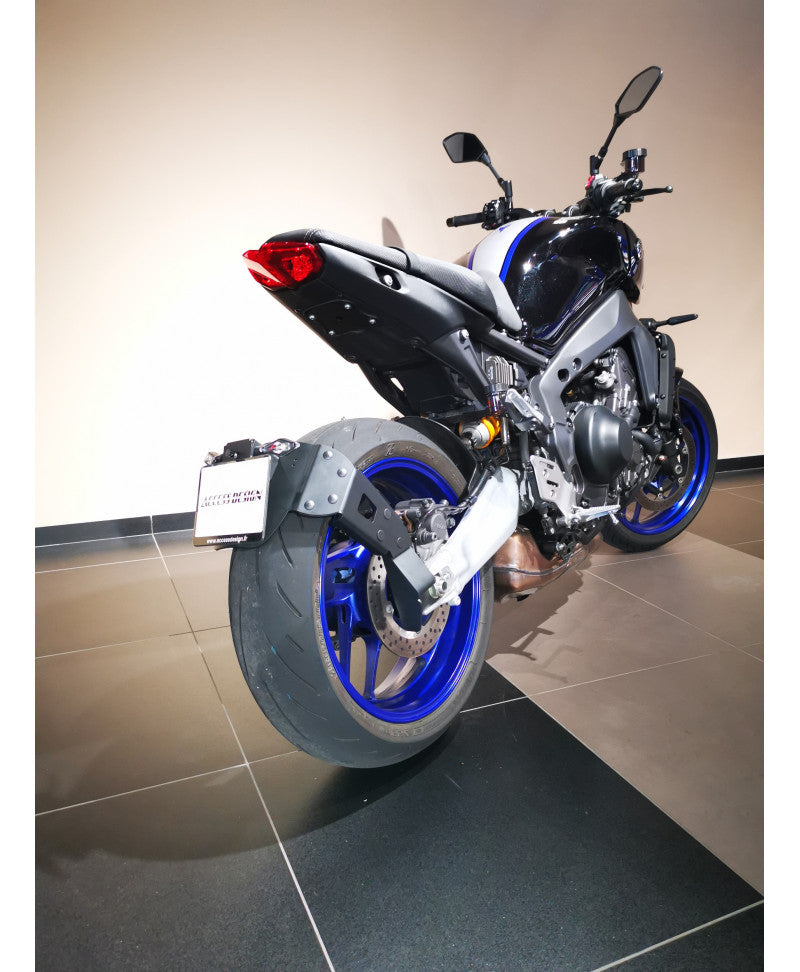 Yamaha MT-09 A2 [2022-2023] - Portamatrículas ACCESS DESIGN Lick Wheel Negro