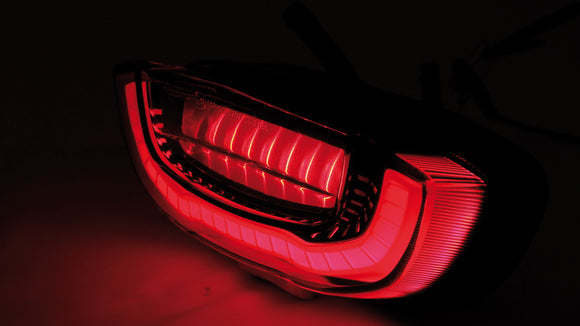 Honda Cb 650 R Neo Sports Cafe [SHIN YO] - LED Rücklicht Für Honda, Reflektor Schwarz, Getönt, E-geprüft (1Stck)