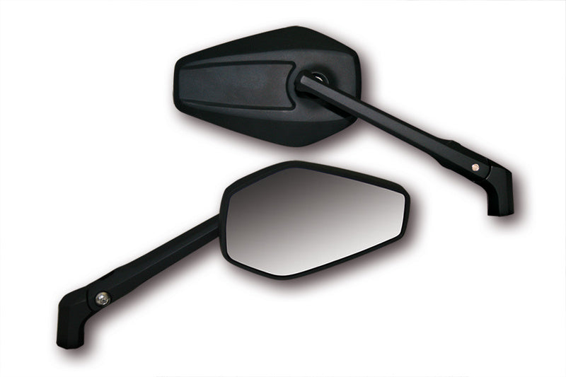 Yamaha Ténéré 700 [SHIN YO] - Mirror Booster 2 Schwarz (Paar)