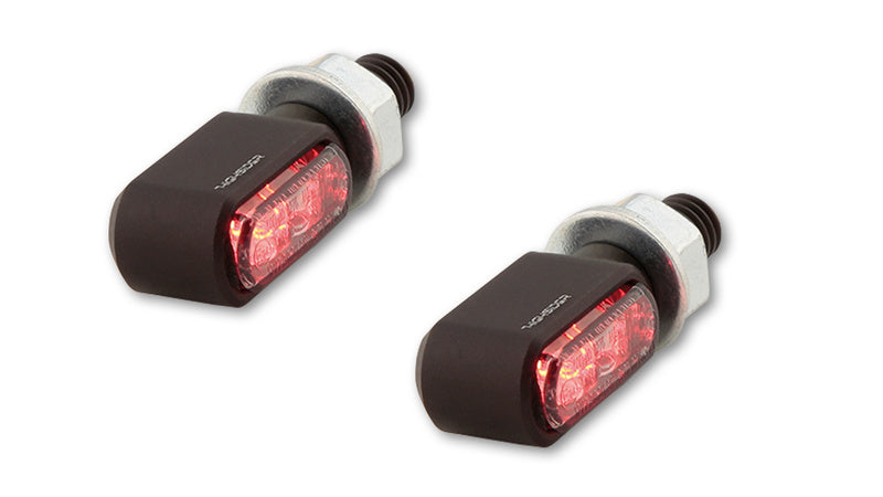 Yamaha R125 YZF-R125 [HIGHSIDER] - CNC 3in1 LED Rück-, Bremslicht, Blinker Little Bronx