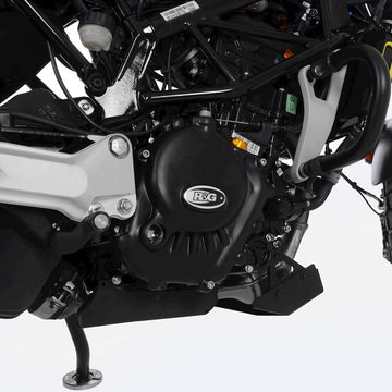 Husqvarna SVARTPILEN 125 [2021-2023] - Race Series Rechte Kurbelgehäusedeckelschutz (Kupplung) - Schwarz Husqvarna Svartpilen 125