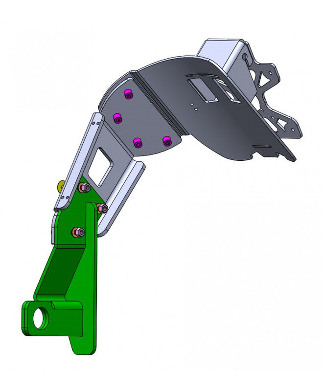 Yamaha Tracer 9 [ACCESS DESIGN] - Suporte de placa ''Wheel Fitted'' Preto - Yamaha MT-09 Tracer/GT