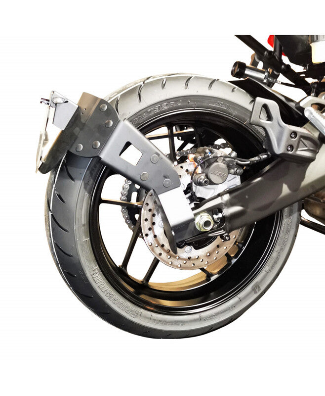 Yamaha Tracer 9 [ACCESS DESIGN] - Suporte de placa ''Wheel Fitted'' Preto - Yamaha MT-09 Tracer/GT