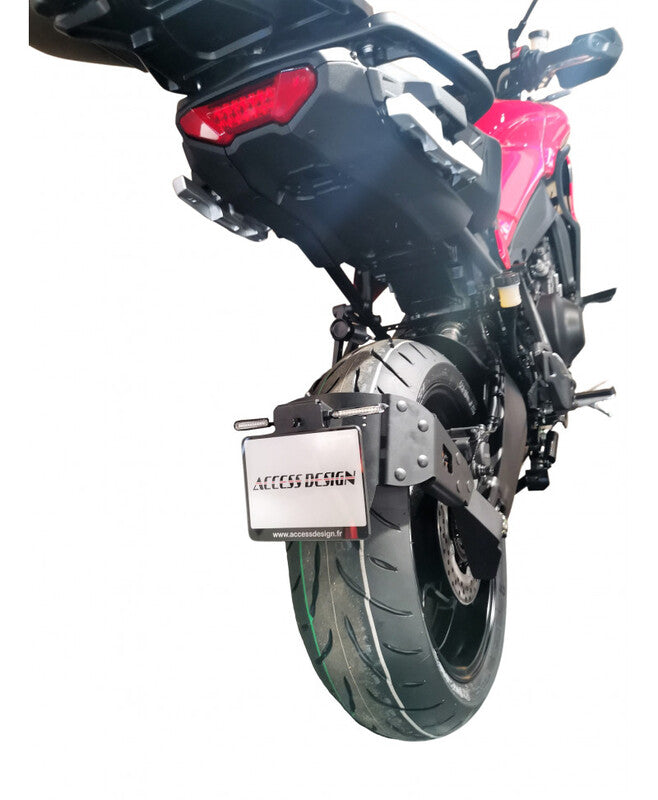 Yamaha Tracer 9 [ACCESS DESIGN] - Suporte de placa ''Wheel Fitted'' Preto - Yamaha MT-09 Tracer/GT