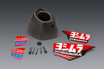 Kawasaki Kx 250 [YOSHIMURA US] - USA Kit di sostituzione fondello in carbonio RS-12