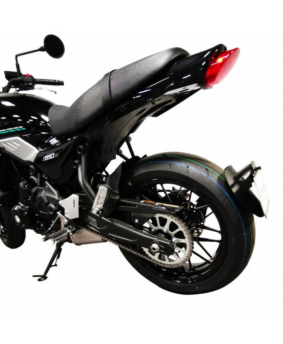 Kawasaki Z 650 [ACCESS DESIGN] - ''Wheel Fitted'' License Plate Holder - Black Kawasaki Z650RS
