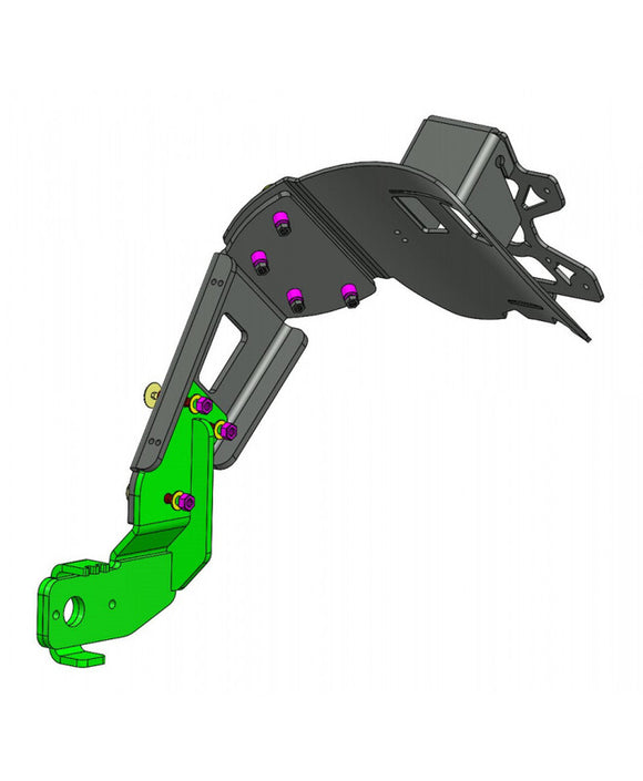Kawasaki Z 650 [ACCESS DESIGN] - ''Wheel Fitted'' License Plate Holder - Black Kawasaki Z650RS