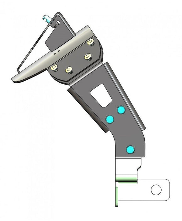 Yamaha Race [ACCESS DESIGN] - ''Wheel Fitted'' License Plate Holder Black - Yamaha MT-07 Tracer