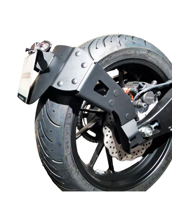 Yamaha Race [ACCESS DESIGN] - ''Wheel Fitted'' License Plate Holder Black - Yamaha MT-07 Tracer