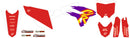 Honda CR 125 R (JE 01) [2002-2007] - Retro komplet grafisk sæt - Honda CR125/250