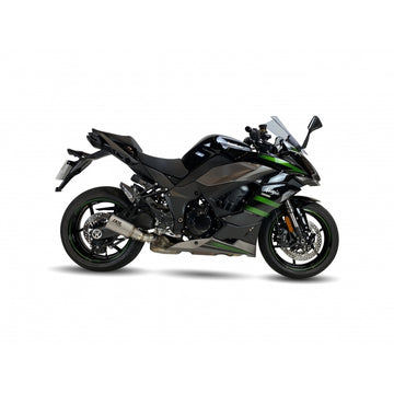 Kawasaki Ninja 1000 [IXIL] - RC lyddæmper i rustfrit stål / endestykke carbon - CK7294RC