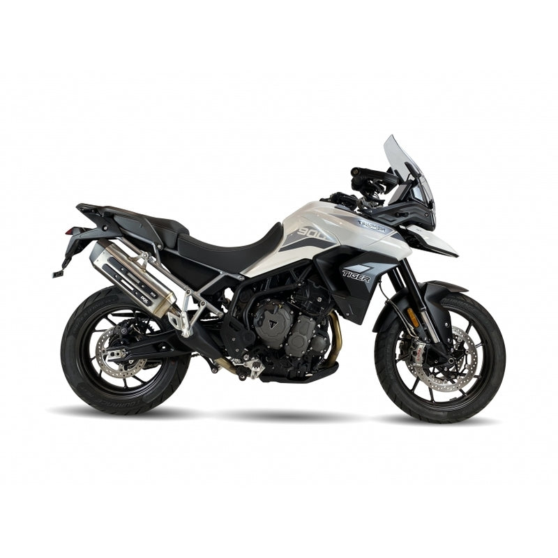Triumph Tiger 900 Rally [IXIL] - MXT lyddemper rustfritt stål / endestykke svart - Triumph Tiger 900/GT/Rally - ET4066SS