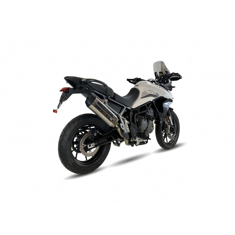 Triumph Tiger 900 Rally [IXIL] - MXT lyddemper rustfritt stål / endestykke svart - Triumph Tiger 900/GT/Rally - ET4066SS