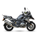 Bmw R 1250 Gs Adventure [IXIL] - MXT lyddæmper i rustfrit stål / endestykke sort - EB5095SS-2