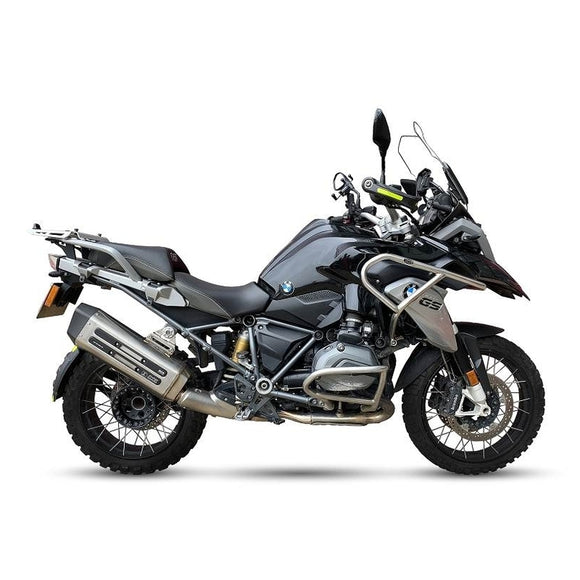 Bmw R 1250 Gs Adventure [IXIL] - MXT lyddæmper i rustfrit stål / endestykke sort - EB5095SS