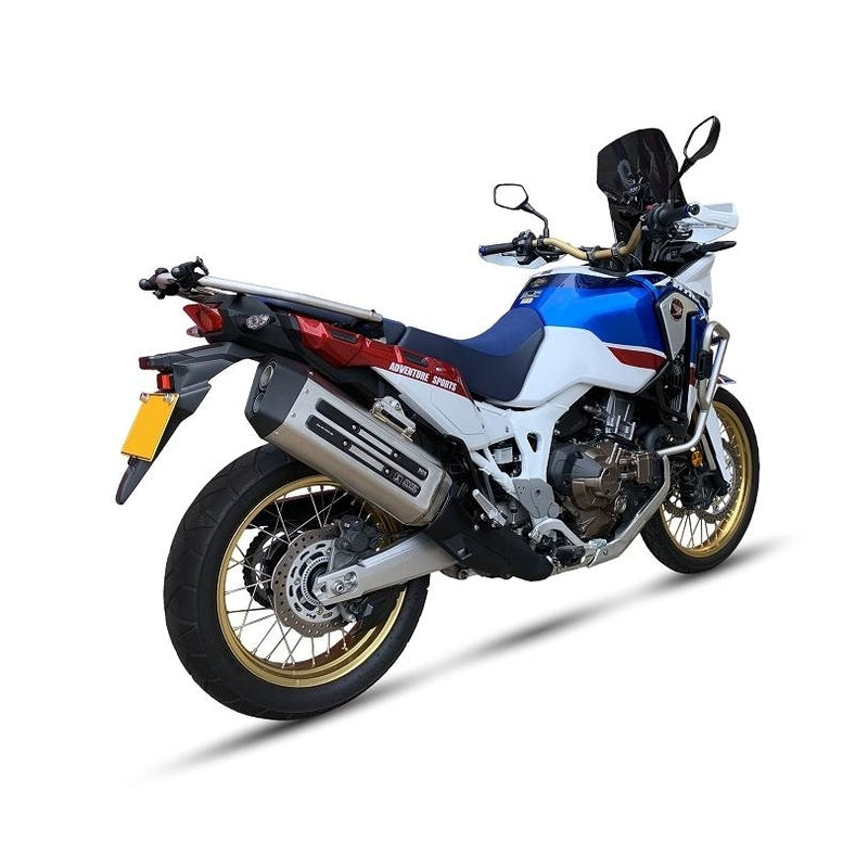 Honda Crf 1000 Africa Twin [IXIL] - MXT Endtopf Edelstahl / Endkappe schwarz - EH6082SS