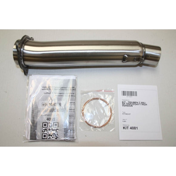 Triumph Speed ​​​​Triple 955 [IXIL] - Hexoval endepotte rustfritt stål / endestykke rustfritt stål svart - OT4081VSE