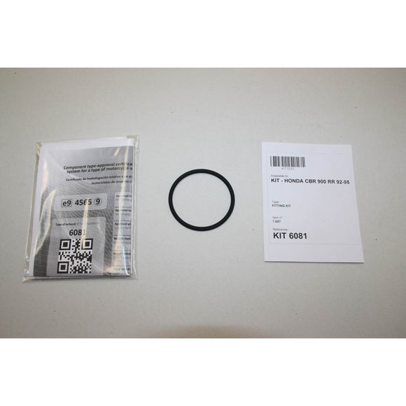 Honda Cbr 900 [IXIL] - Hexoval Endtopf Edelstahl schwarz / Endkappe Edelstahl schwarz - OH6081VSE