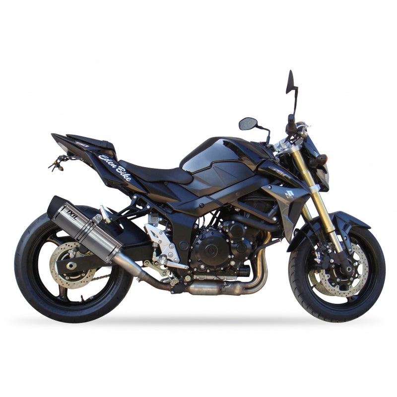 Suzuki Gsr [IXIL] - Hexoval endepotte rustfritt stål / endestykke rustfritt stål svart - OS8062VSE
