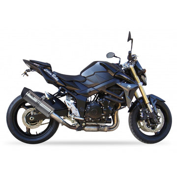 Suzuki Gsr 750 [IXIL] - Hexoval end pot stainless steel / end cap stainless steel black - OS8062VSE