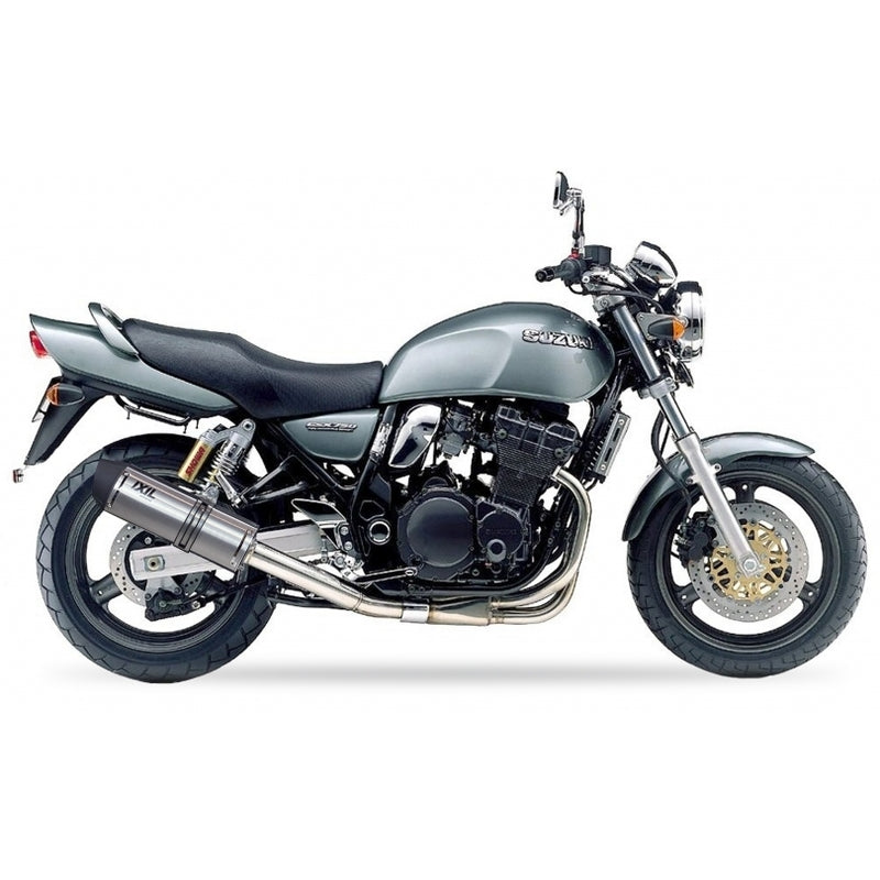 Suzuki Inazuma [IXIL] - Silenciador hexoval aço inoxidável / tampa final aço inoxidável preto - OS8065VSE