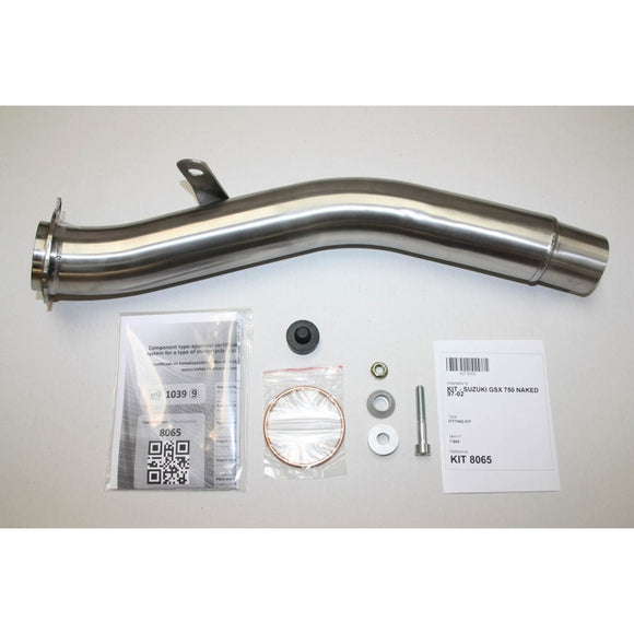 Suzuki Inazuma [IXIL] - Hexoval muffler stainless steel / end cap stainless steel black - OS8065VSE