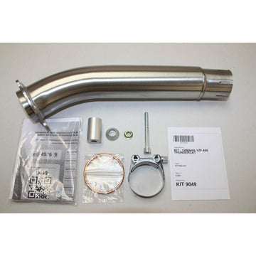 Yamaha Yzf 600 [IXIL] - Hexoval Endtopf Edelstahl / Endkappe Edelstahl schwarz - OY9049VSE