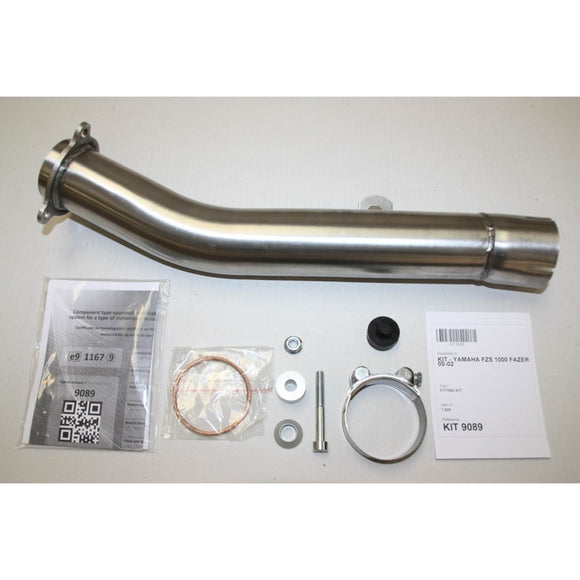 Yamaha Fzs 1000 Fazer [IXIL] - Hexoval Endtopf Edelstahl / Endkappe Edelstahl schwarz - OY9089VSE