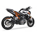 Ktm Rc 390 [IXIL] - Hyperlow Endtopf Edelstahl schwarz / Endkappe Aluminium - XM3357XB