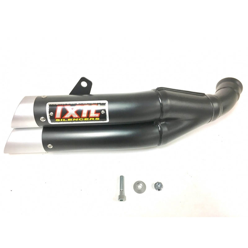 Ktm Rc 390 [IXIL] - Hyperlow Endtopf Edelstahl schwarz / Endkappe Aluminium - XM3357XB
