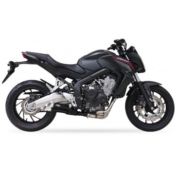 Honda Cb 650 R Neo Sports Cafe [IXIL] - Hyperlow Komplettanlage  Edelstahl schwarz / Aluminium poliert - XH6356XB - 0