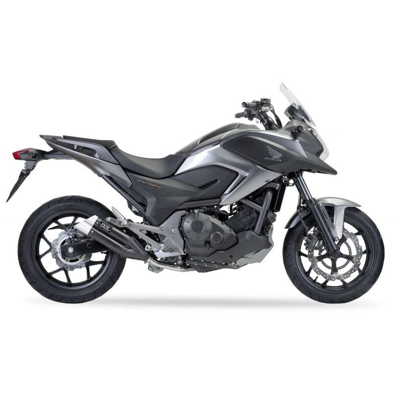 Honda Nc 700 [IXIL] - Hyperlow demper RVS zwart / eindkap aluminium - XH6362XB