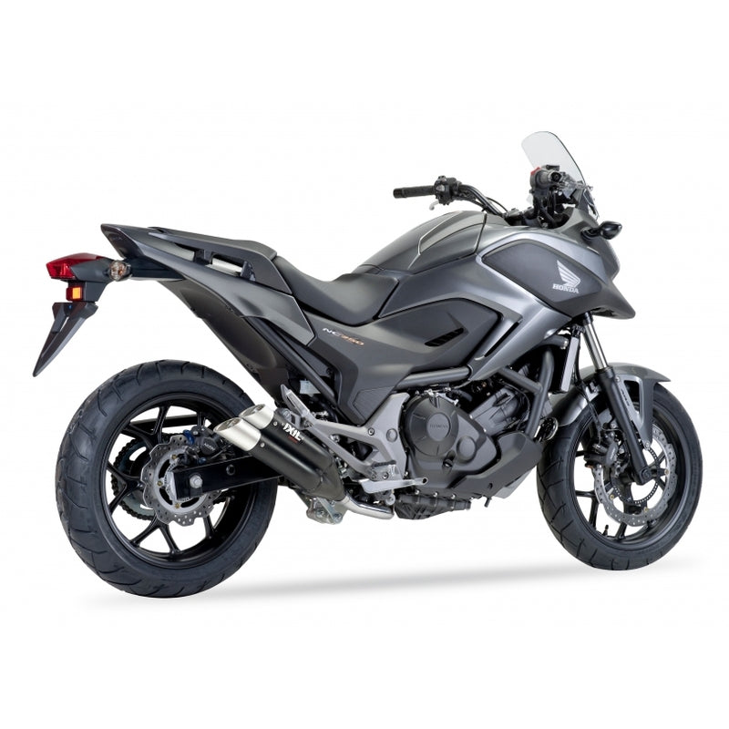 Honda Nc 700 [IXIL] - Hyperlow demper RVS zwart / eindkap aluminium - XH6362XB
