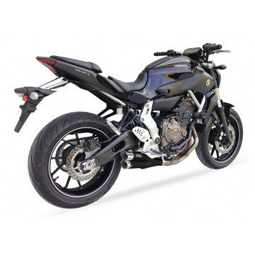 Yamaha Tracer 700 [IXIL] - Hyperlow Komplettanlage  Edelstahl schwarz / Aluminium poliert - XY9362XB