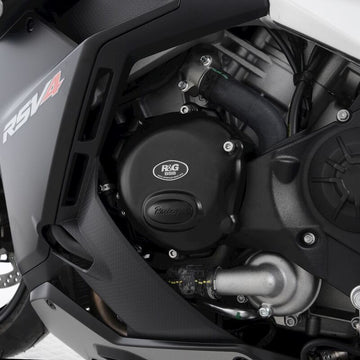 Aprilia RSV4 1100 ABS FACTORY [2021-2024] - Protetor de tampa da caixa do motor Race Series (direita e esquerda) - Aprilia Tuono V4 1100 Factory / RSV4 1100 Factory