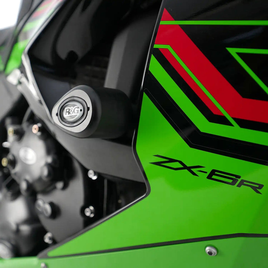 Kawasaki NINJA ZX-6R [2024-2026] - Protetores Aero Crash - Preto