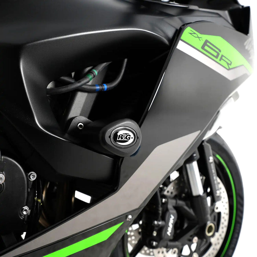 Kawasaki NINJA ZX-6R [2024-2026] - Protetores Aero Crash - Preto