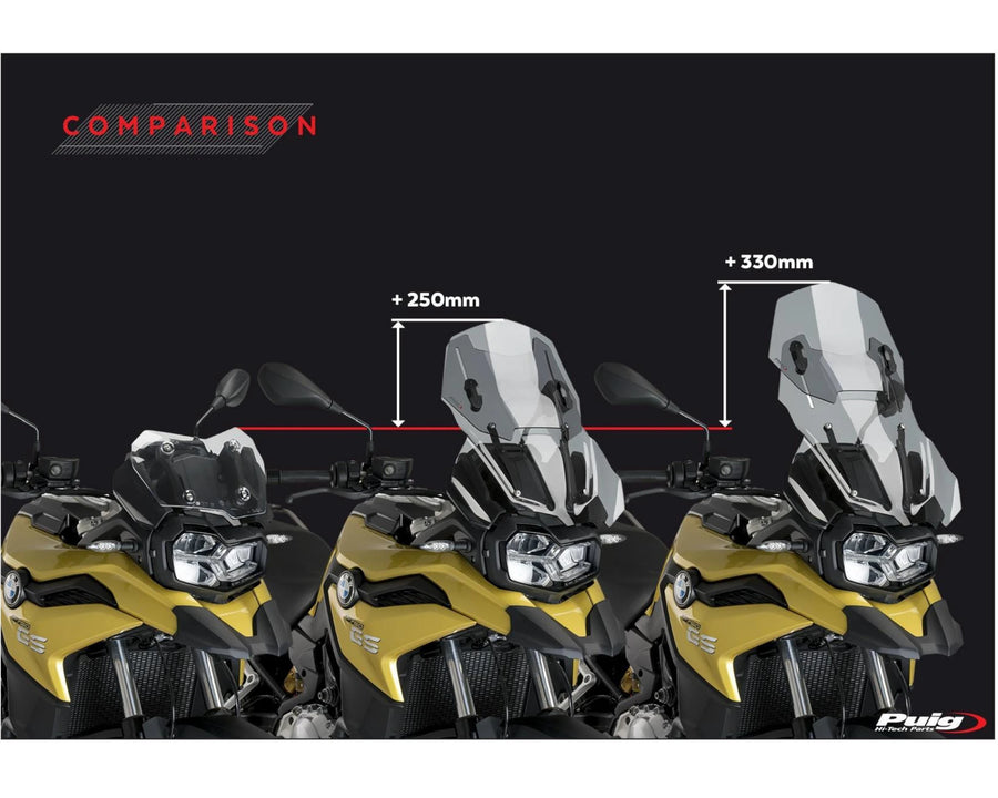 BMW F 800 GS [2025] – Adjustable windshield – Tinted