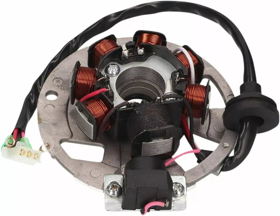 Yamaha DT 125 [Naraku] -altaattorin staattori Minarellin vaakasuoraan ja pystysuoraan