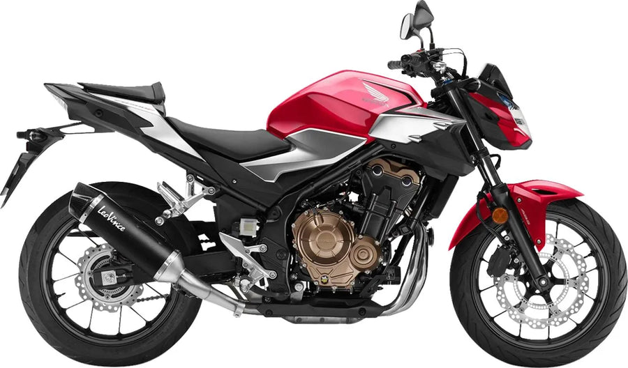 honda cb 500 [LEOVINCE] – Silenciador traseiro Nero - aço inoxidável