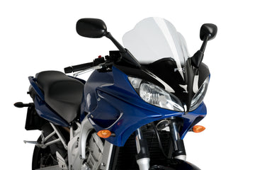 ヤマハ FZ6 FAZER [2008] – レーシングスクリーン – 透明 - 0