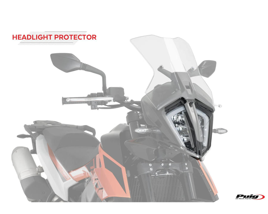 KTM 390 ADVENTURE SW [2024] – Koplampbescherming – Transparant