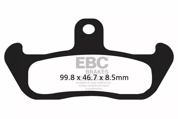 Husqvarna TE 610 [EBC] - Organické brzdové destičky řady FA