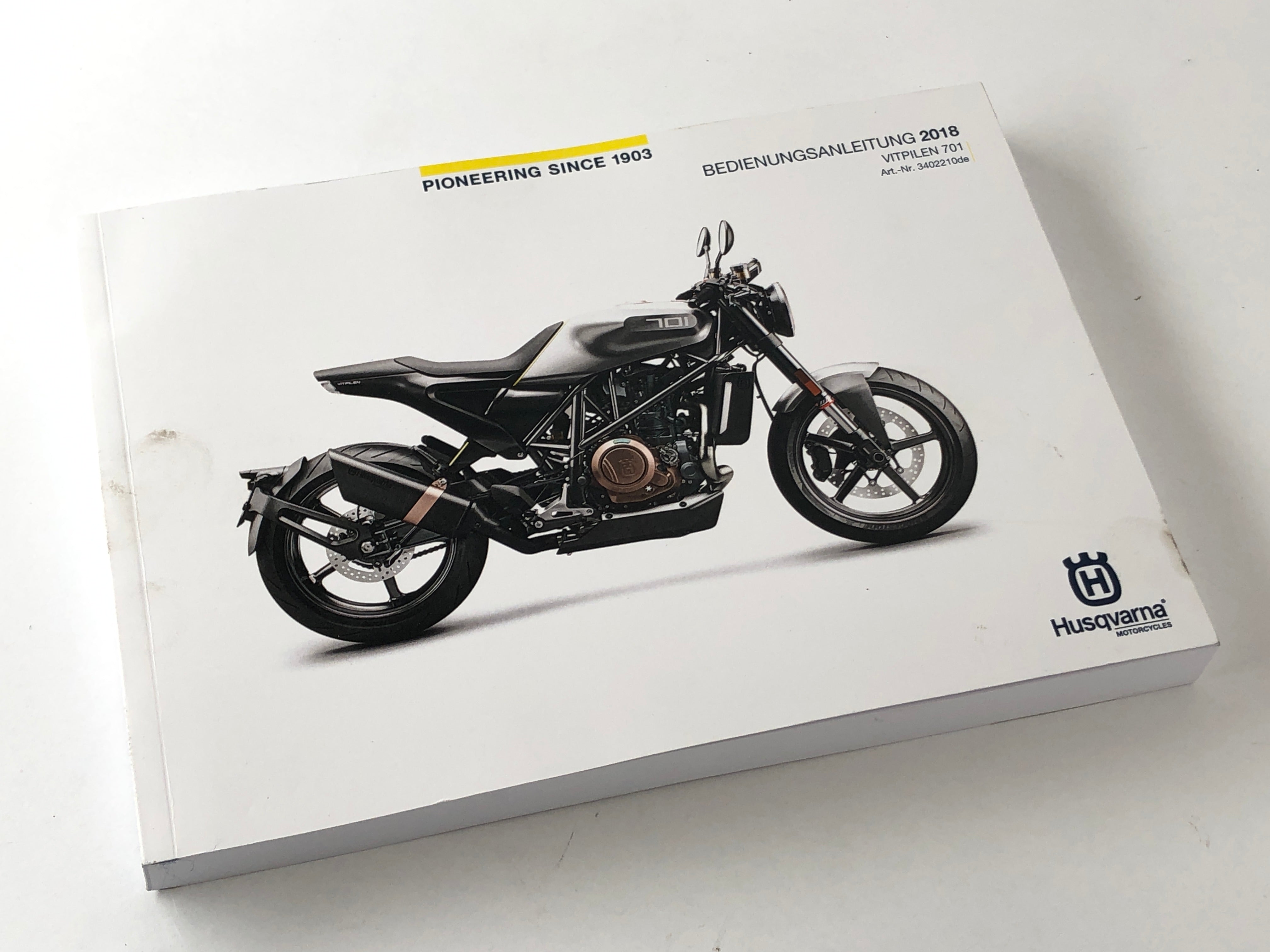 Husqvarna 701 Vitpilen [2018] - Bedienungsanleitung deutsch