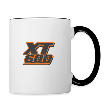 Tvåfärgad kopp - vit/svart