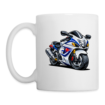 Suzuki hayabusa gsx1300r [Tasse Weiß] - Karikatur - Einseitig