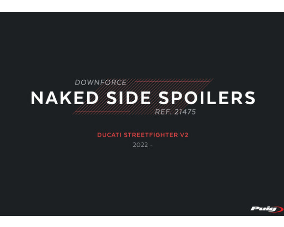 DUCATI STREETFIGHTER V2 [2024] – Carénage côté pare-brise nu