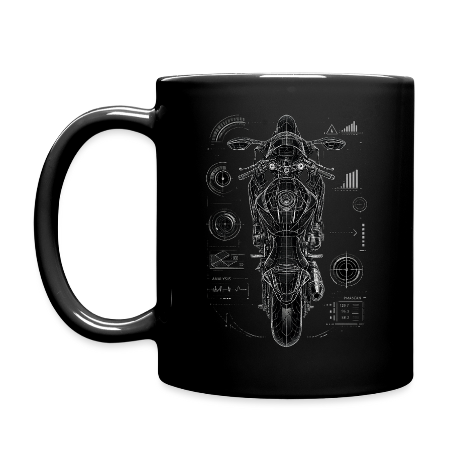 Suzuki gsx-r 600 [Tasse Schwarz] - Top-Down Tech - Einseitig