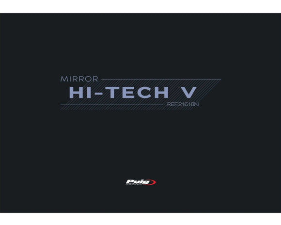 KTM 890 DUKE R [2025] – ハイテク V バックミラー – ブラック